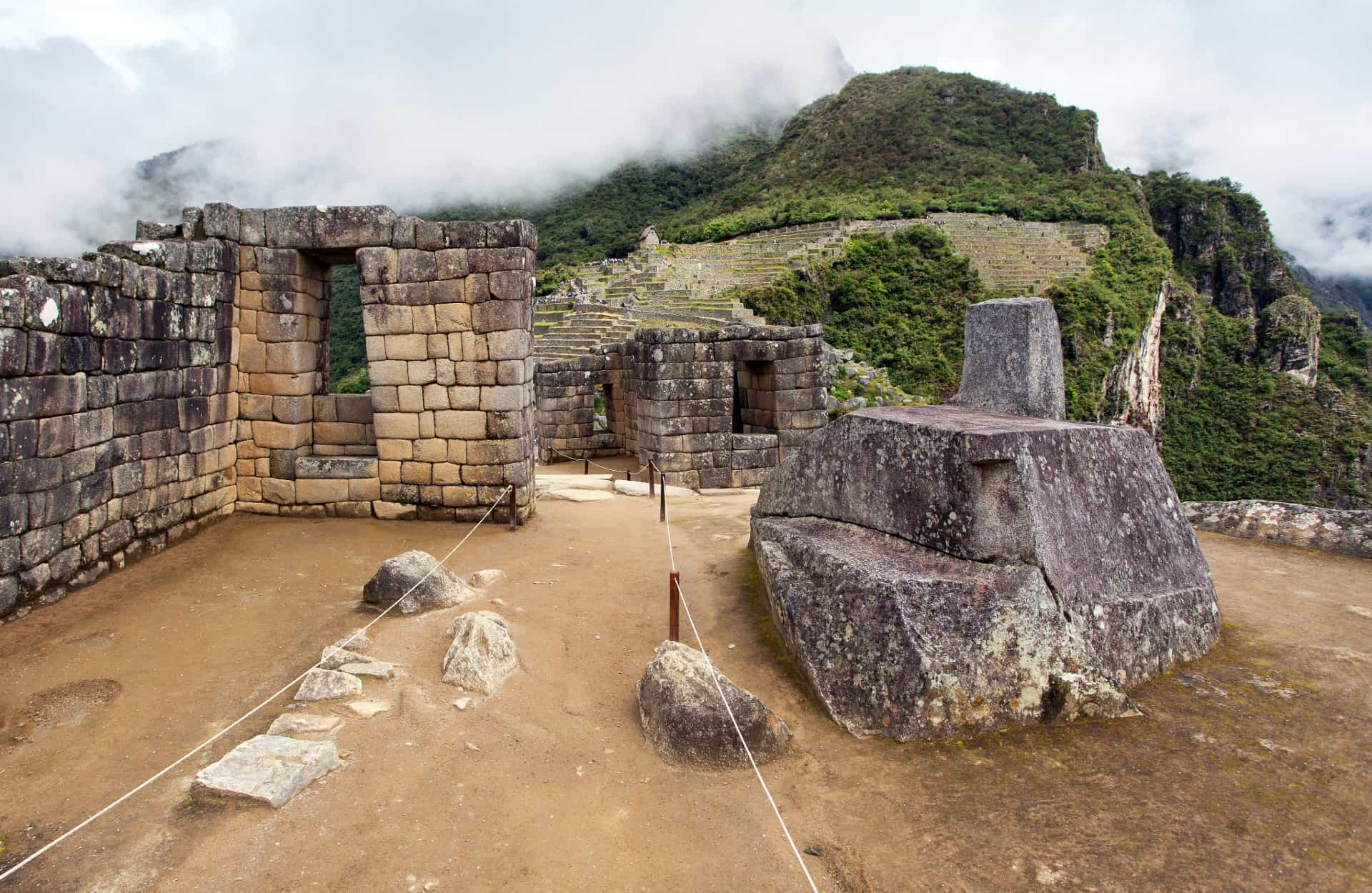 Intihuatana in Machu Picchu