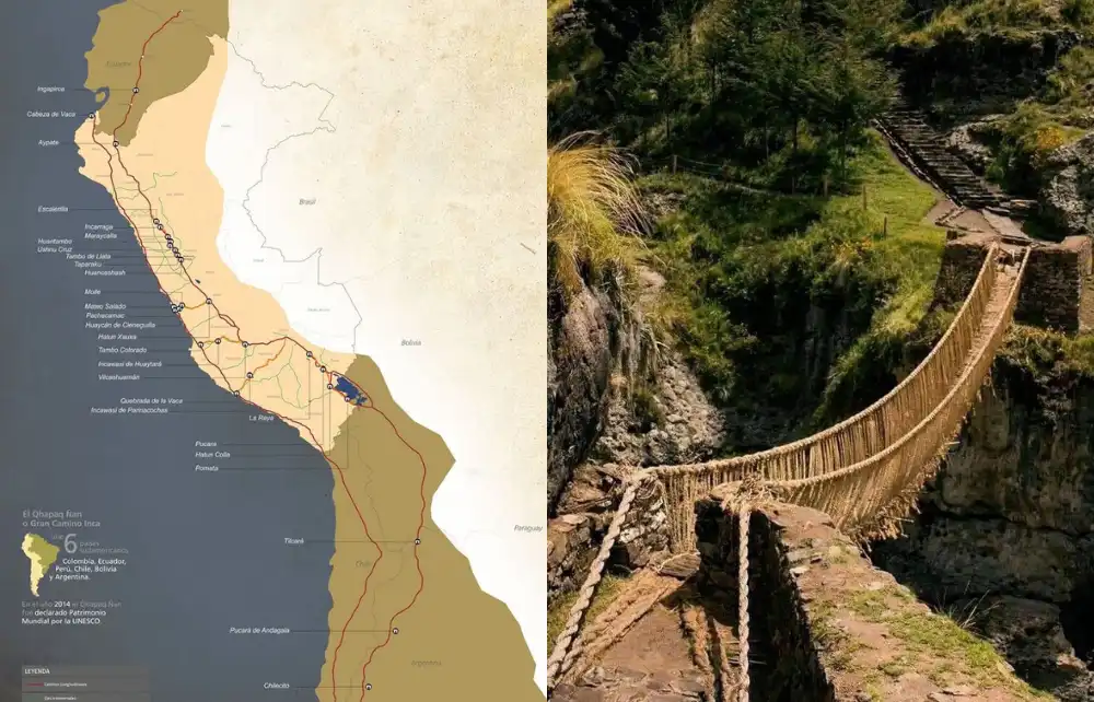 How Is the Inca Road System Connected to Machu Picchu?