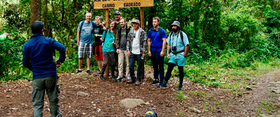 The Start of Short Inca Trail 