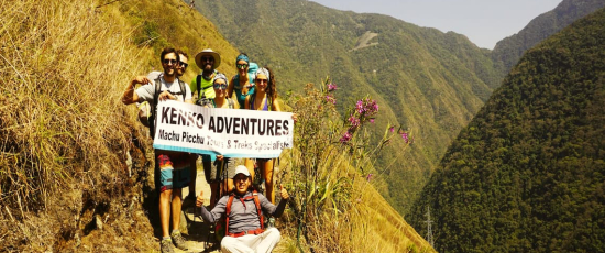 One Day Inca Trail Group at the Summit