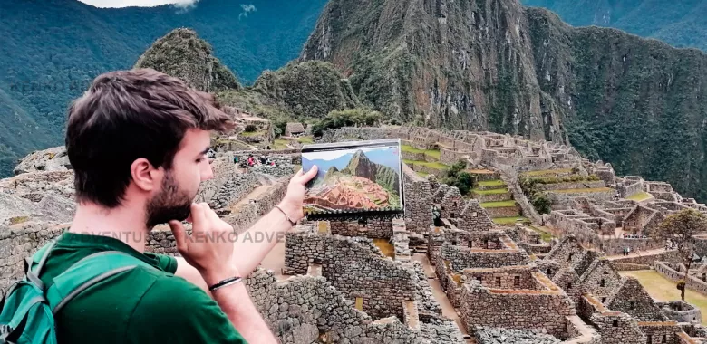 Machu Picchu in the Picture or the Picture in Machu Picchu