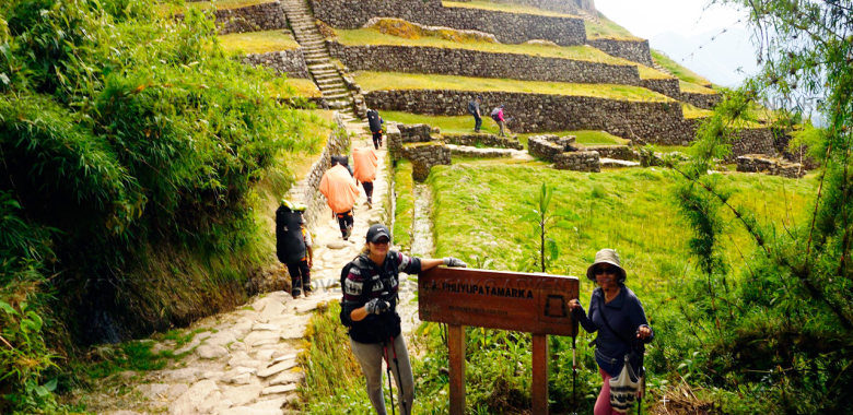 Phuyupatamarca in the Inca Trail route