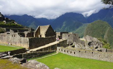 Machu Picchu's Point of view from it's inner streets.