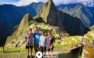 enjoying Machu Picchu by the postcard picture