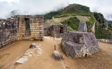 Intihuatana in Machu Picchu