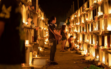 Celebration of day of the dead in Peru