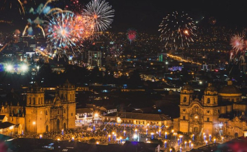 Celebration of new year in Peru