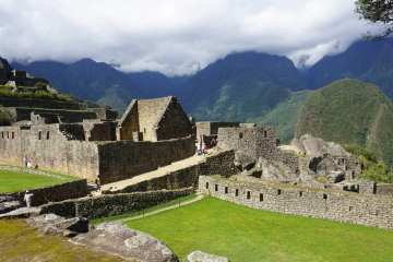 Machu Picchu's Point of view from it's inner streets.