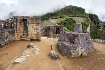 Intihuatana in Machu Picchu