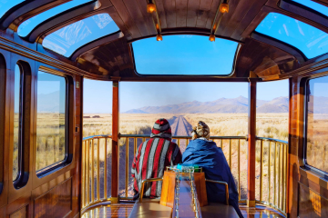 Experience the Andean highlands aboard the Vistadome train. Enjoy panoramic views, luxury comfort, and an unforgettable journey to Machu Picchu.