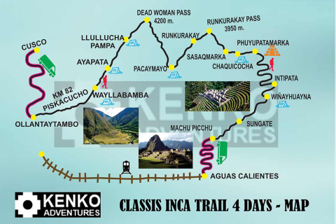 Map Classic Inca Trail